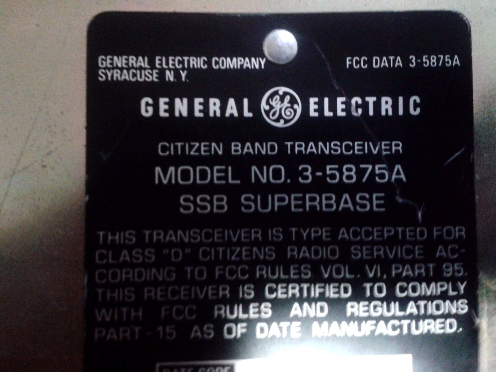 General Electric 3-5875A